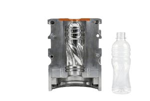 Hot-fill rotary blow mold