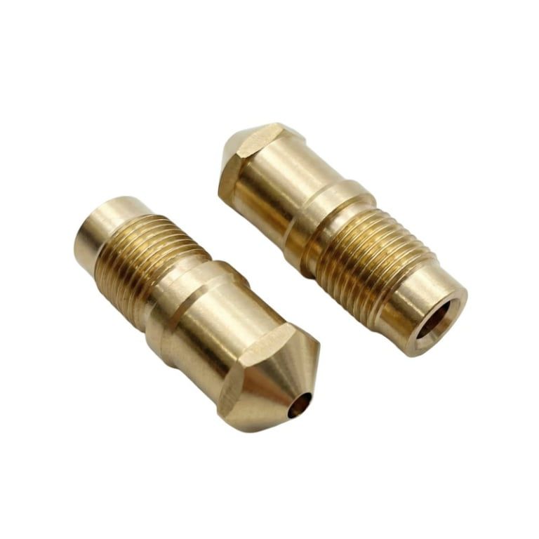 Bottle preform mold nozzle