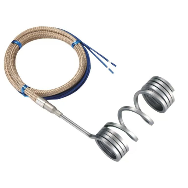 Bottle preform mold heating coil