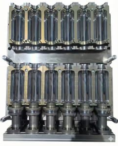 High-Precision 6-Cavity Blow Mold