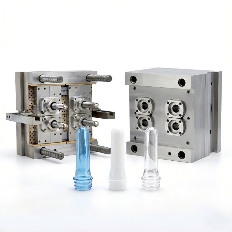 4-cavity preform mold