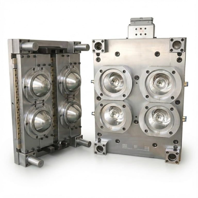 4-cavity wide-mouth preform mold