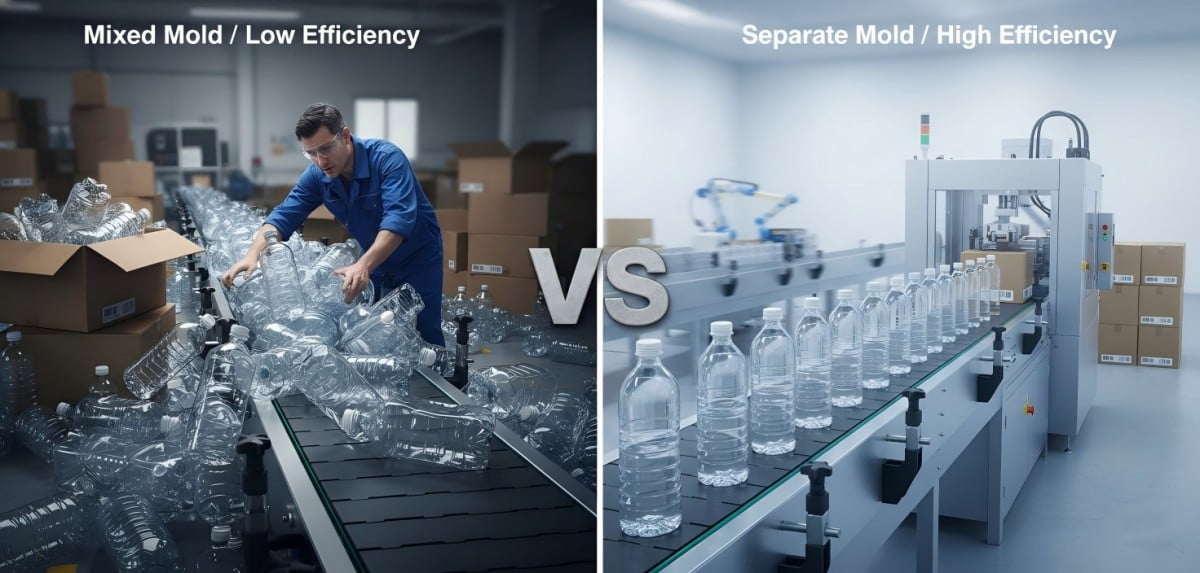 Engineer analyzing mold cavities