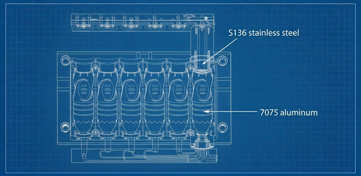 CNC machining aluminum mold