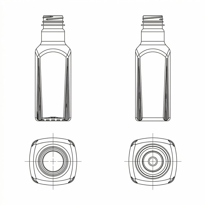 Tea Beverage Bottle Design