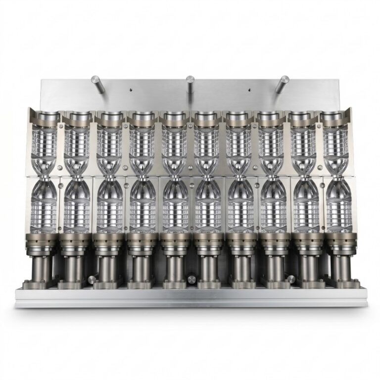 Linear Stretch Blow Mold – 10 Cavities