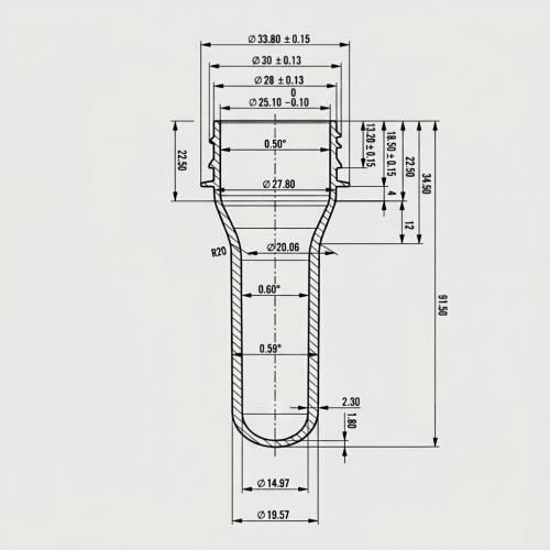CAD Blueprint drawing