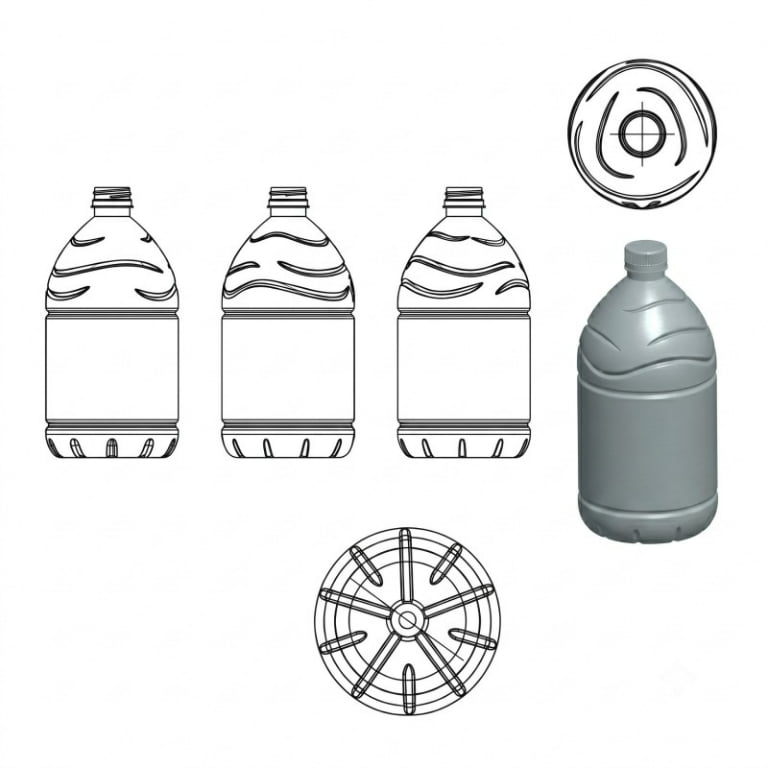 15L disposable bucket design