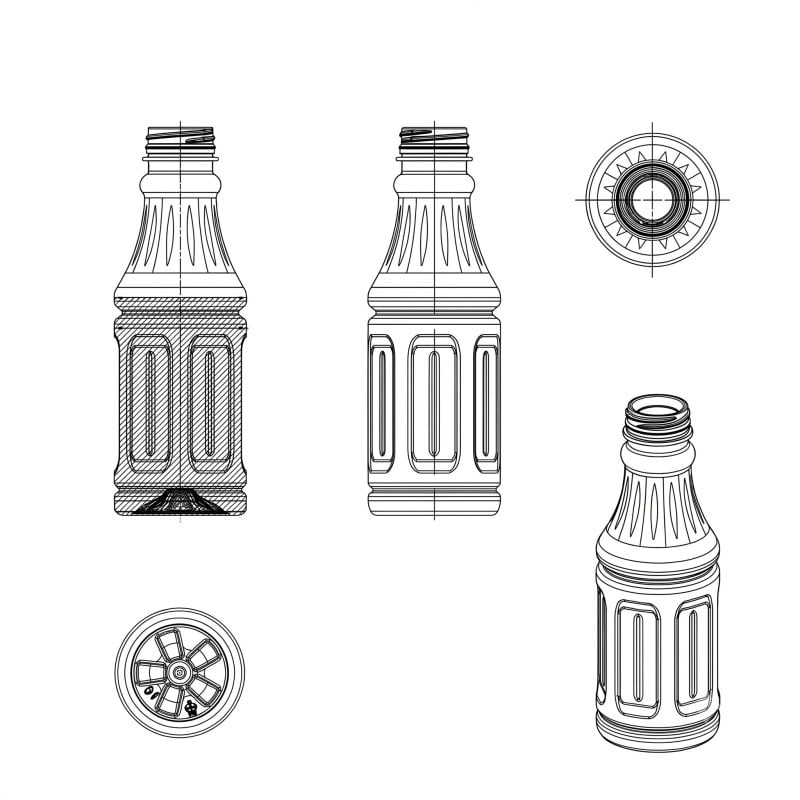 Custom PET Bottle Design for High-Speed Rotary Filling Lines