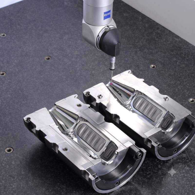 Finished PET preform mold