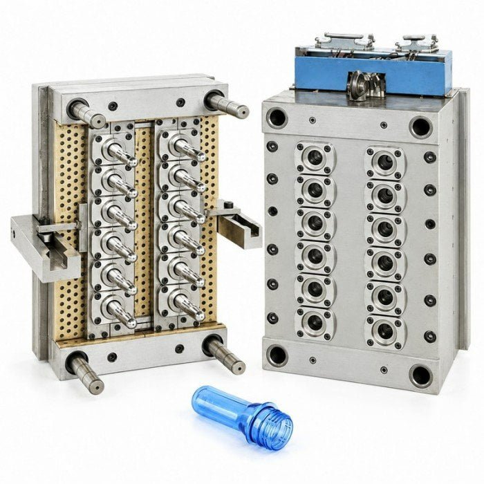 3025 Neck Finish 12-Cavity Preform Mold